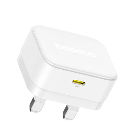 Baseus Palm Fast Charger 1C 30W - Moon White (with Baseus Cable USB-C to USB-C 60W)