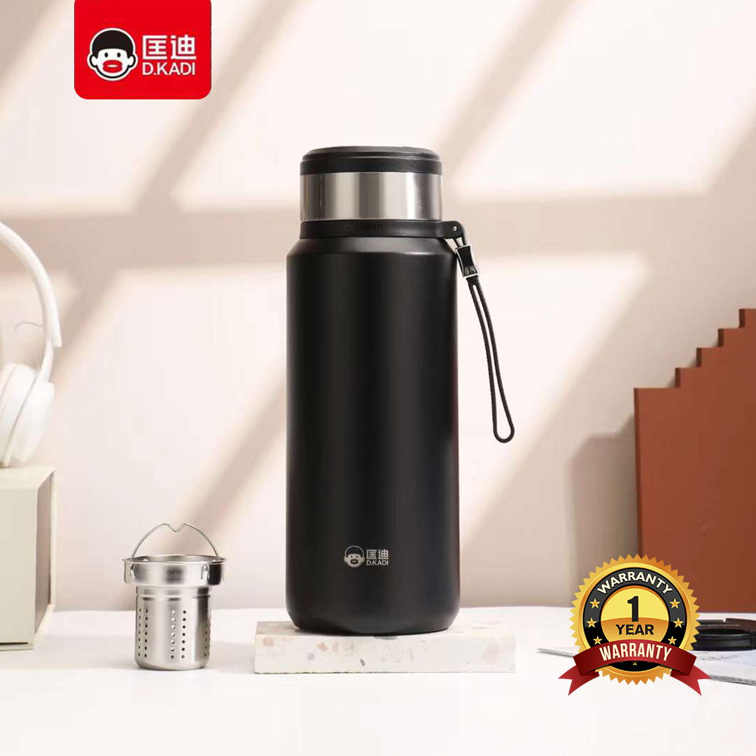 Dkadi KD5202 Vacumm Bottle 1400ML- BLACK