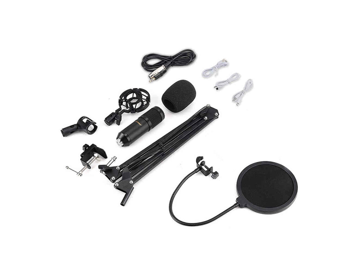 Twisted Minds W104 Professional Gaming USB Condenser Microphone - Black