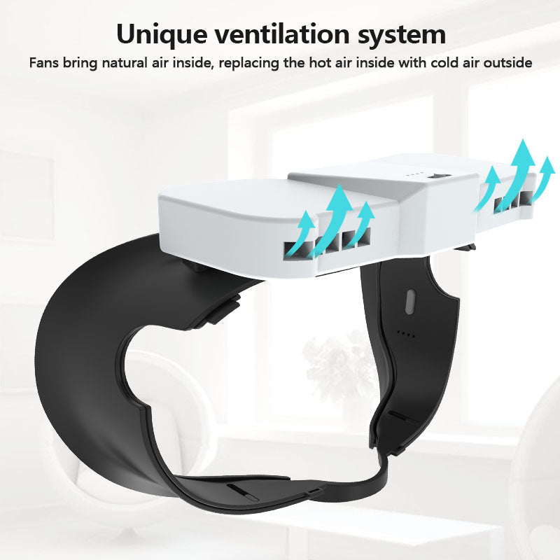 Gamax Meta Quest 3 Exhaust Fan Replacement Mask - White