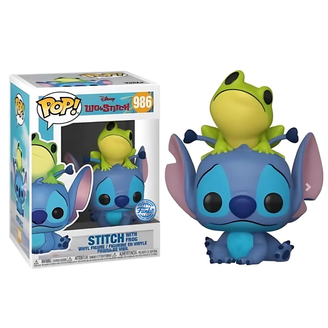 Pop! Disney: Lilo & Stitch - Stitch w/ Frog (Exc)