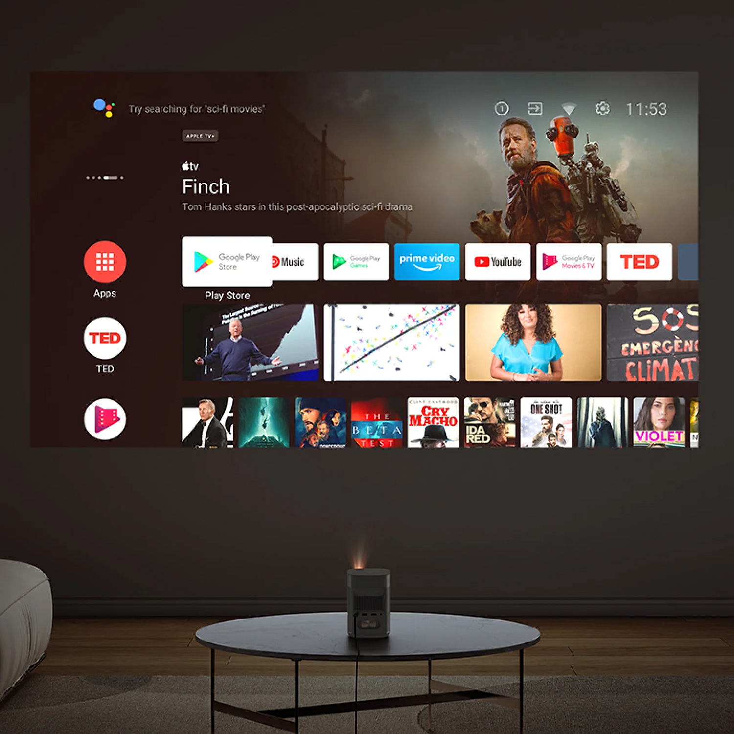 XGIMI MoGo 2 Pro-Bundle, Android TV portable cinema  Type-C charge, 1080P  400 ISO Lumens