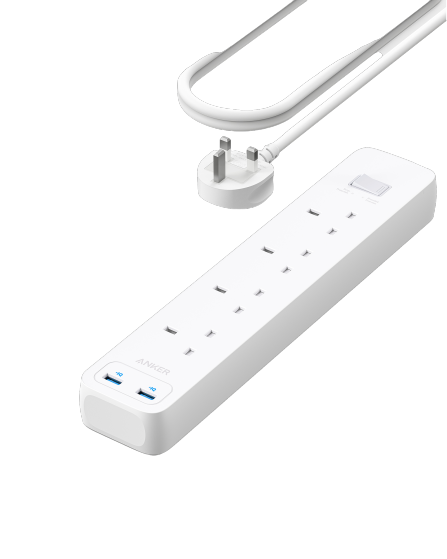 Anker 322 USB Power Strip 4 in 1 -White A9142K21