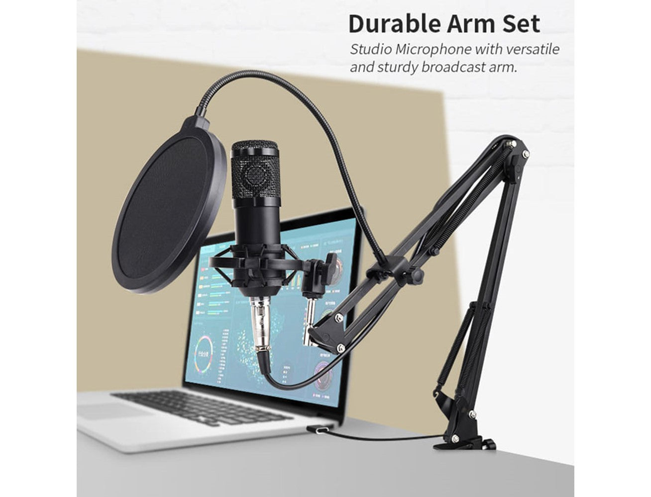 Twisted Minds W104 Professional Gaming USB Condenser Microphone - Black