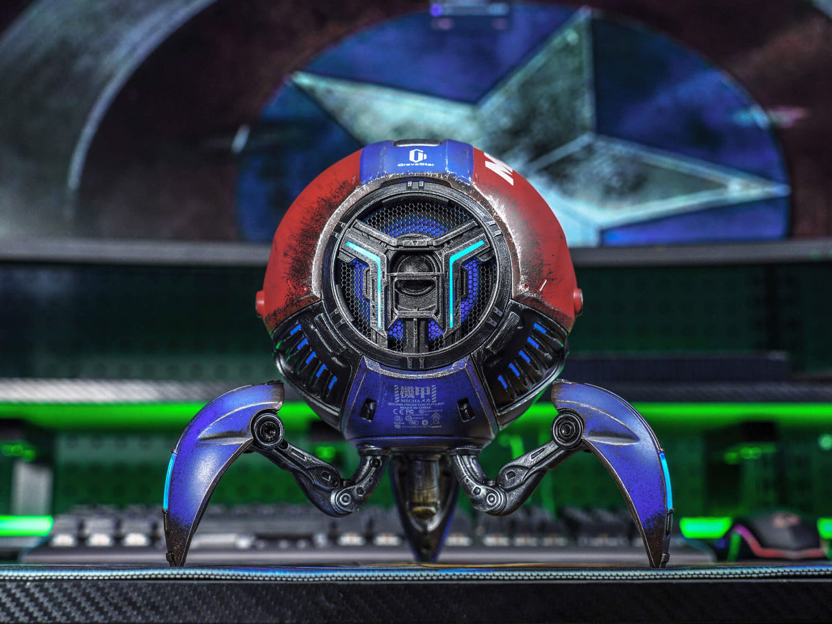 GravaStar Mars Pro Bluetooth 5.0 Speaker with Bass Boost and Stereo Sound , Limited Edition - Captain