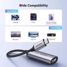 UGREEN 8K USB-C to DisplayPort Cable 10 Cm CM654 15575