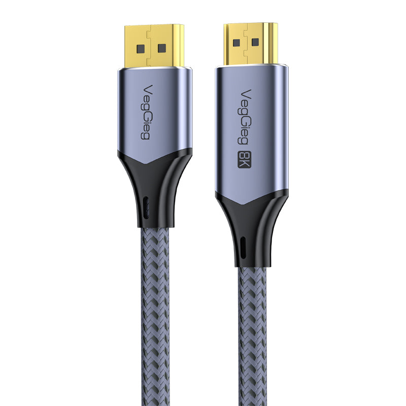 VegGieg DP to HDMI M/M 8K 2 meters Cable Model V-Z103