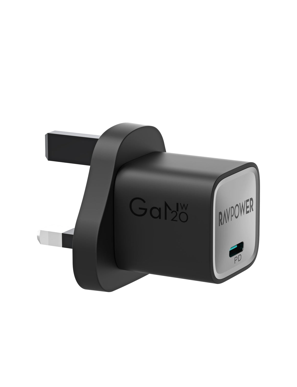 RAVPower RP-PC1055 Mini PD20W GaN type C Charger Black - RP-PC1055B