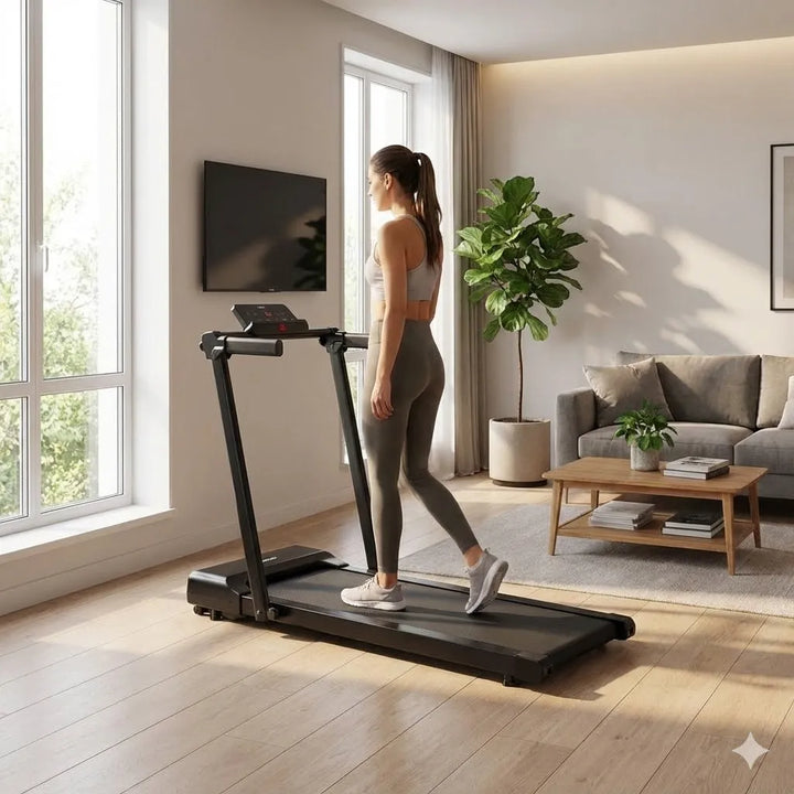 HSM Smart Foldable Home Treadmill Supports up to 110 kg