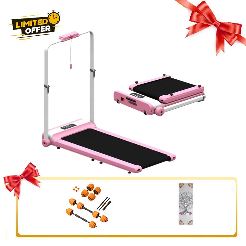 بلاك بول جهاز المشي القابل للطي UMWP104 مع طقم دمبل قابل للتعديل 4 في 1 مجانًا (40 كجم) وحصيرة يوغا