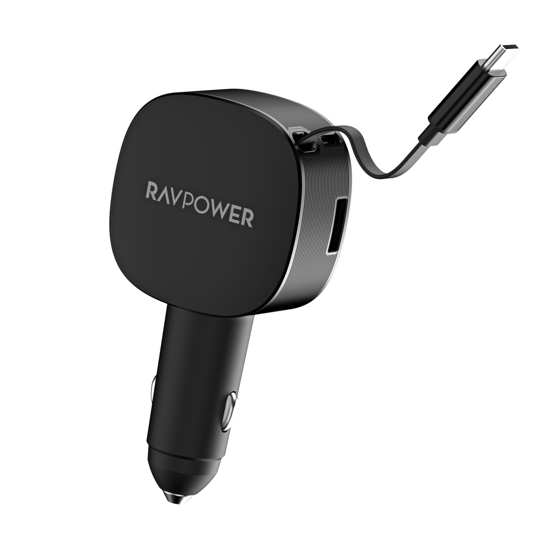 RAVPower RP-VC1021 PD60W 3-Port Car Charger black - RP-VC1021