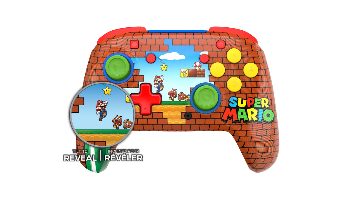 Turtle Beach Rematch Mario Bricks Reveal Wireless Controller For Nintendo Switch