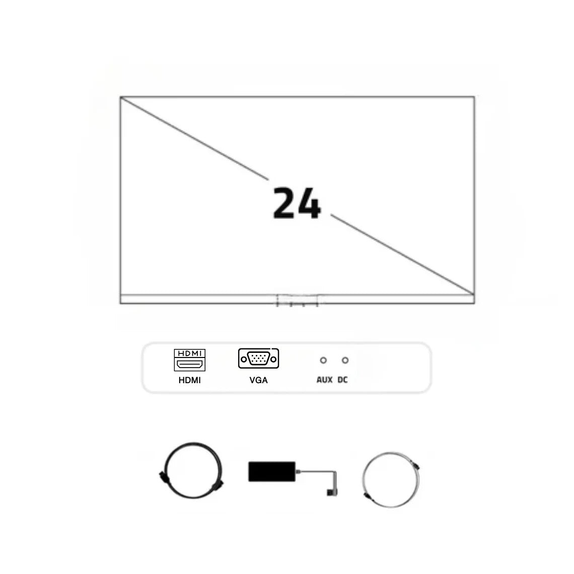 Acer SA243Y,24" ,FHD ,120Hz ,1ms , IPS Gaming Monitor - white