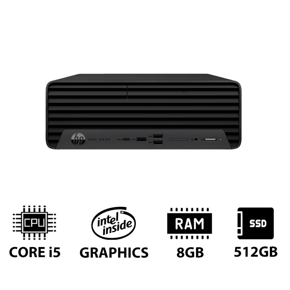 HP Pro SFF 400 G9/i5-13500 / 8GB DDR4 Ram /512GB M.2 SSD /Integrated,Intel UHD Graphics 770 / USB K&M / DOS /1YW