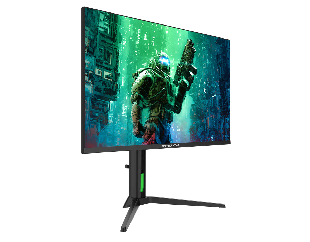 SHARX Gaming Monitor 27", UHD (3840 x 2160) 160hz Refresh Rate, 0.3ms, Fast IPS, UHD, 2.1HDMI, Adjustable Stand, RGB Backlight, Free Sync, G-Sync Compatible Model 27U160I