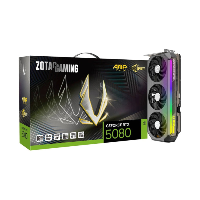 Zotac Gaming Geforce RTX 5080 16GB AMP Extreme GDDR7 Graphic Card