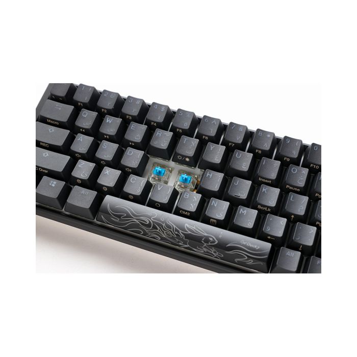 Ducky One 3 Classic Black/White Mini 60% Cherry Blue Key Arabic
