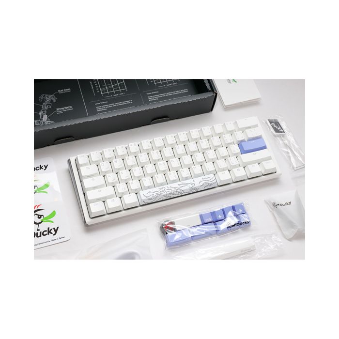 Ducky One 3 Classic Pure White Mini 60% Cherry Brown Key Ara