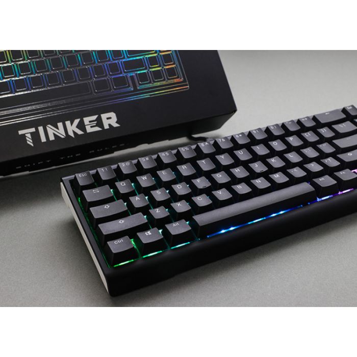 Ducky Tinker 65 Black Prebuilt SF 65% Cherry Brown Gaming Keyboard