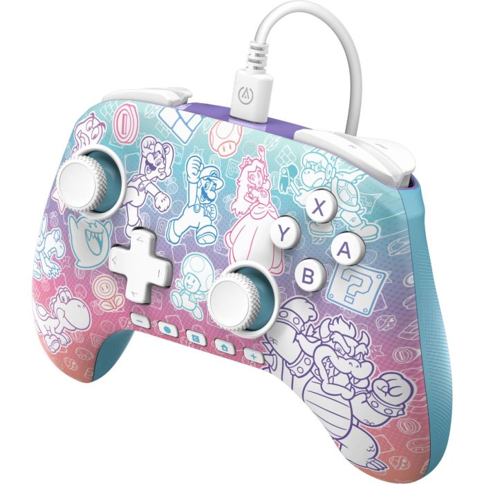 PowerA Advantage Wired Controller for Nintendo Switch 2 - Mushroom Kingdom