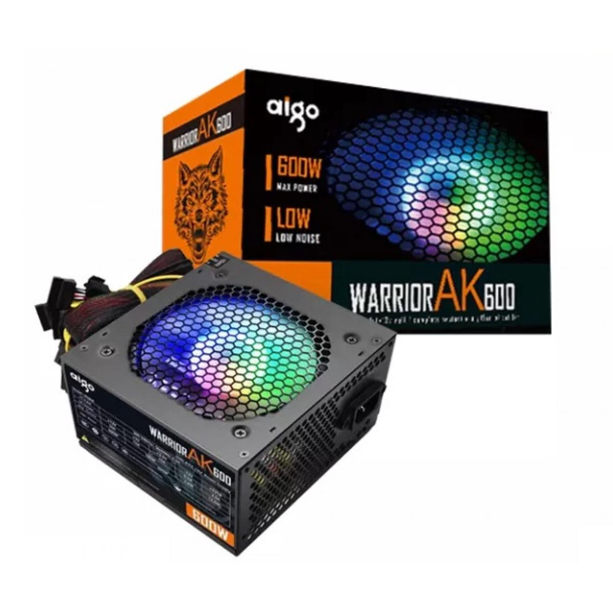Aigo Warrior AK600 Max 600W Power Supply