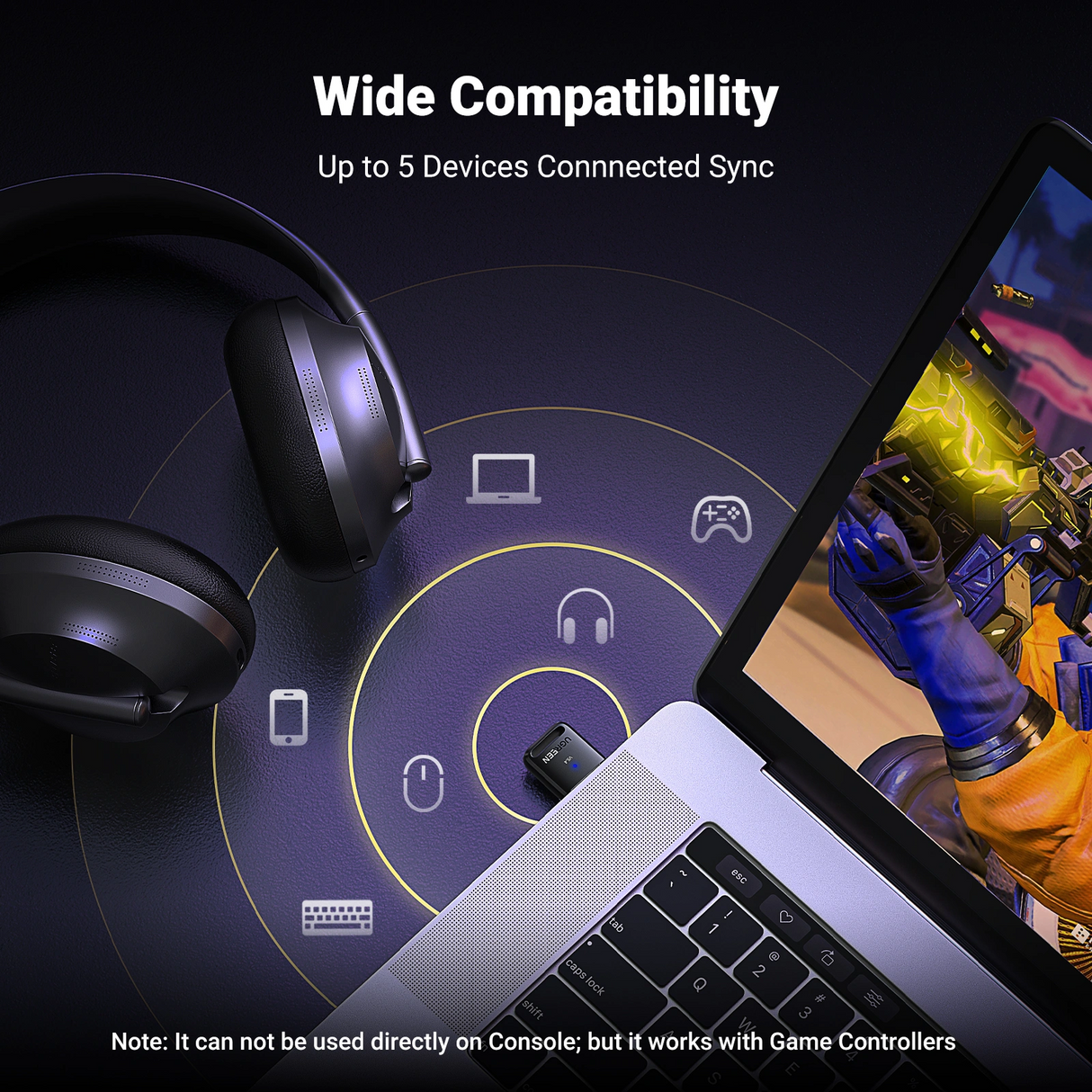 UGREEN Bluetooth Adapter – CM748 - 35058