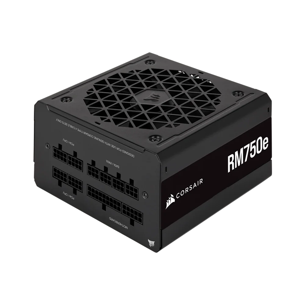 CORSAIR RMe Series RM750e Fully Modular Low-Noise ATX Power Supply (UK) - Black