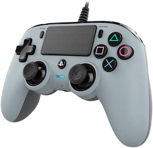 Nacon Wired Compact Controller For PlayStation 4 - Gray