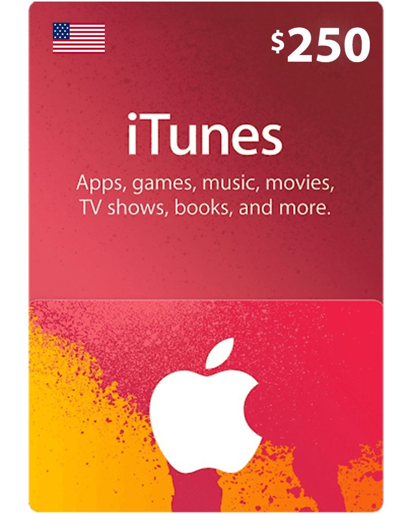 Apple iTunes Gift Card 250$ - USA
