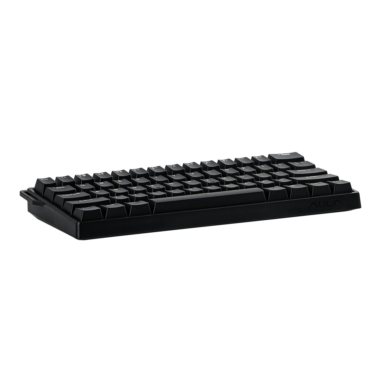 Aula WIN60HE 61-Key RGB 65% Wired Gasket-mounted Gaming Keyboard Greywood Switch - Black