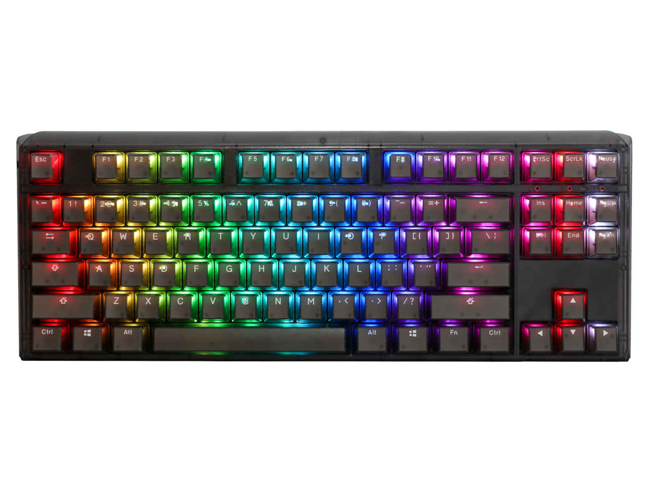 DUCKY ONE 3 TKL HOT SWAP Red Switch Wired RGB Mechanical Gaming Keyboard -Aura Black