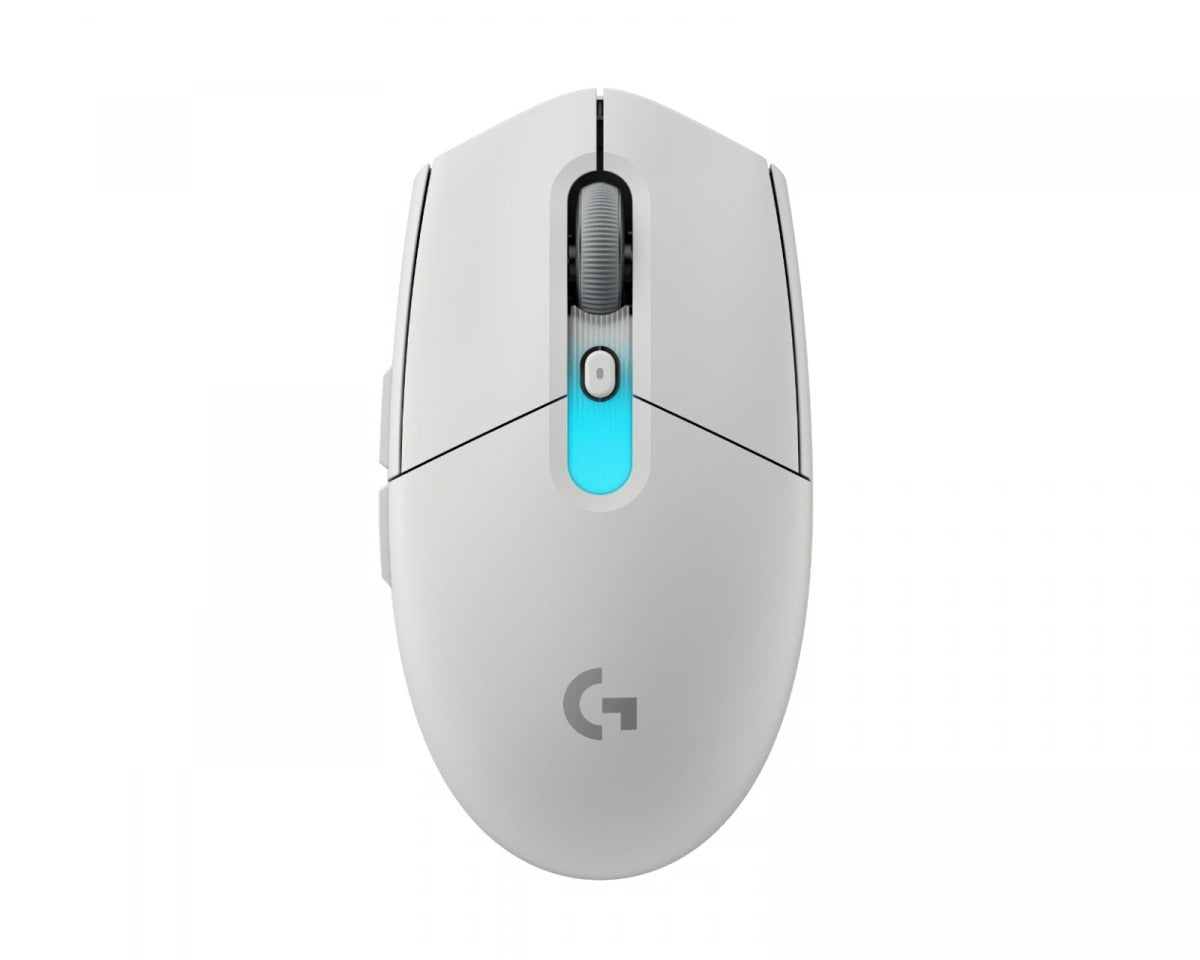 ماوس الألعاب اللاسلكي Logitech G305 X Superlight مع مستشعر HERO 44K ودقة تصل إلى ٤٤٠٠٠ DPI – أبيض