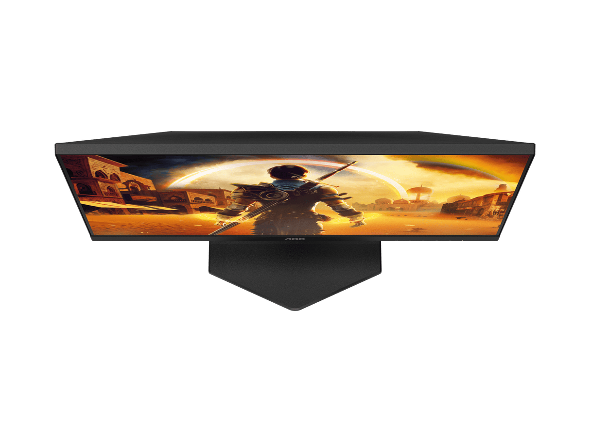 شاشة ألعاب مسطحة بتقنية IPS من AOC، طراز 27G42E، مقاس 27 بوصة، بدقة FHD (1920 × 1080)، ومعدل تحديث 180 هرتز، وزمن استجابة 0.5 مللي ثانية - أسود