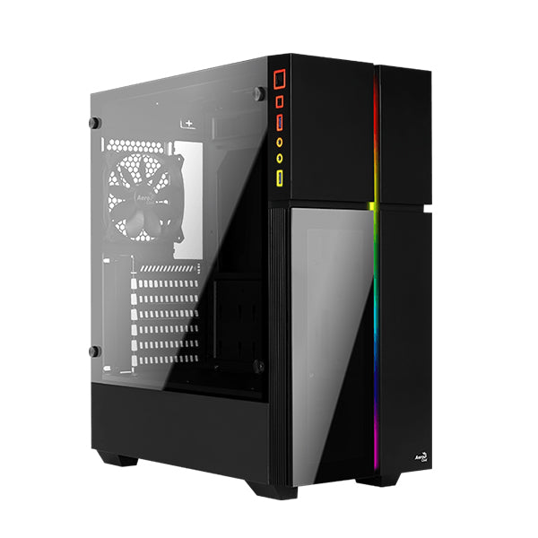 PC CASE Aerocool Playa G-BK-V1 RGB Gaming Mid Tower Case