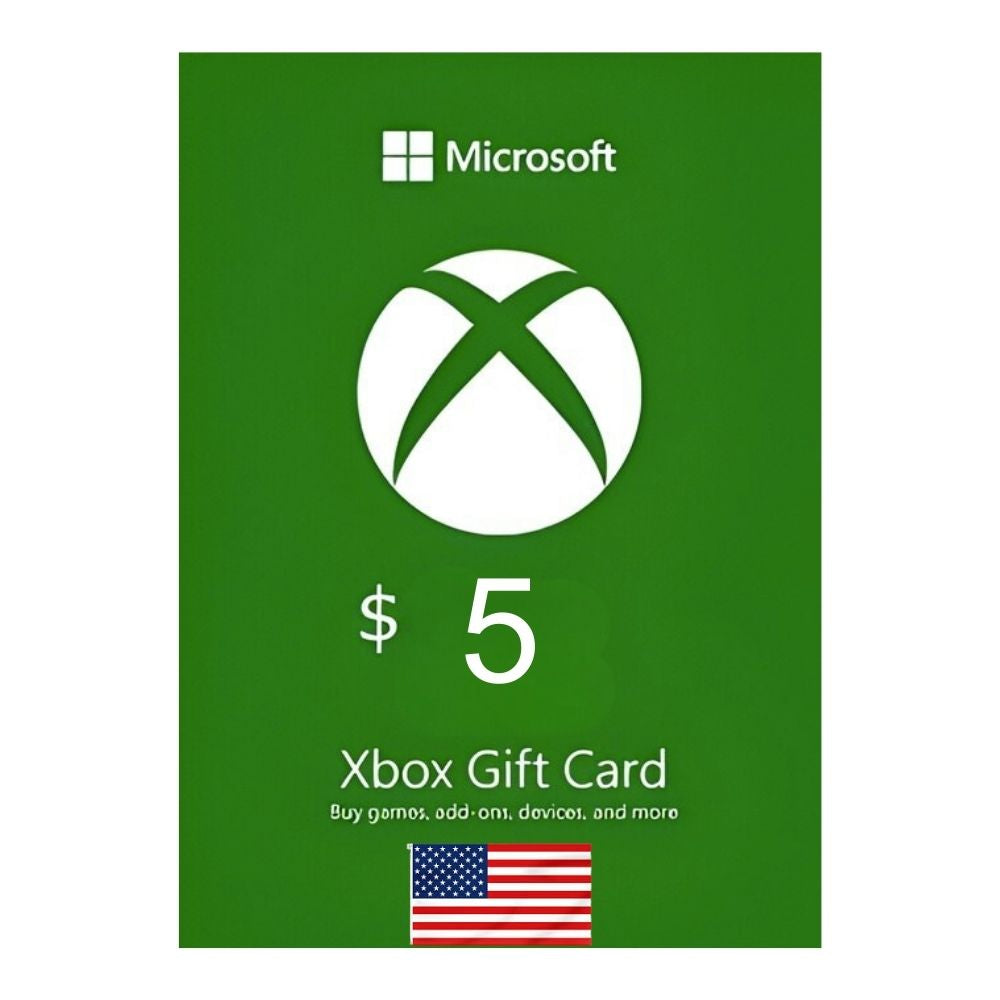 Microsoft Xbox Digital Gift Card 5$ - USA (Send By SMS)