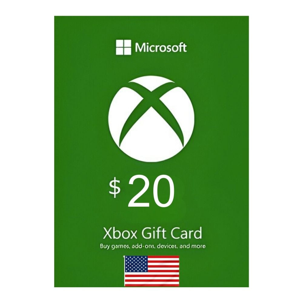 Microsoft Xbox Digital Gift Card 20$ - USA (Send By SMS)