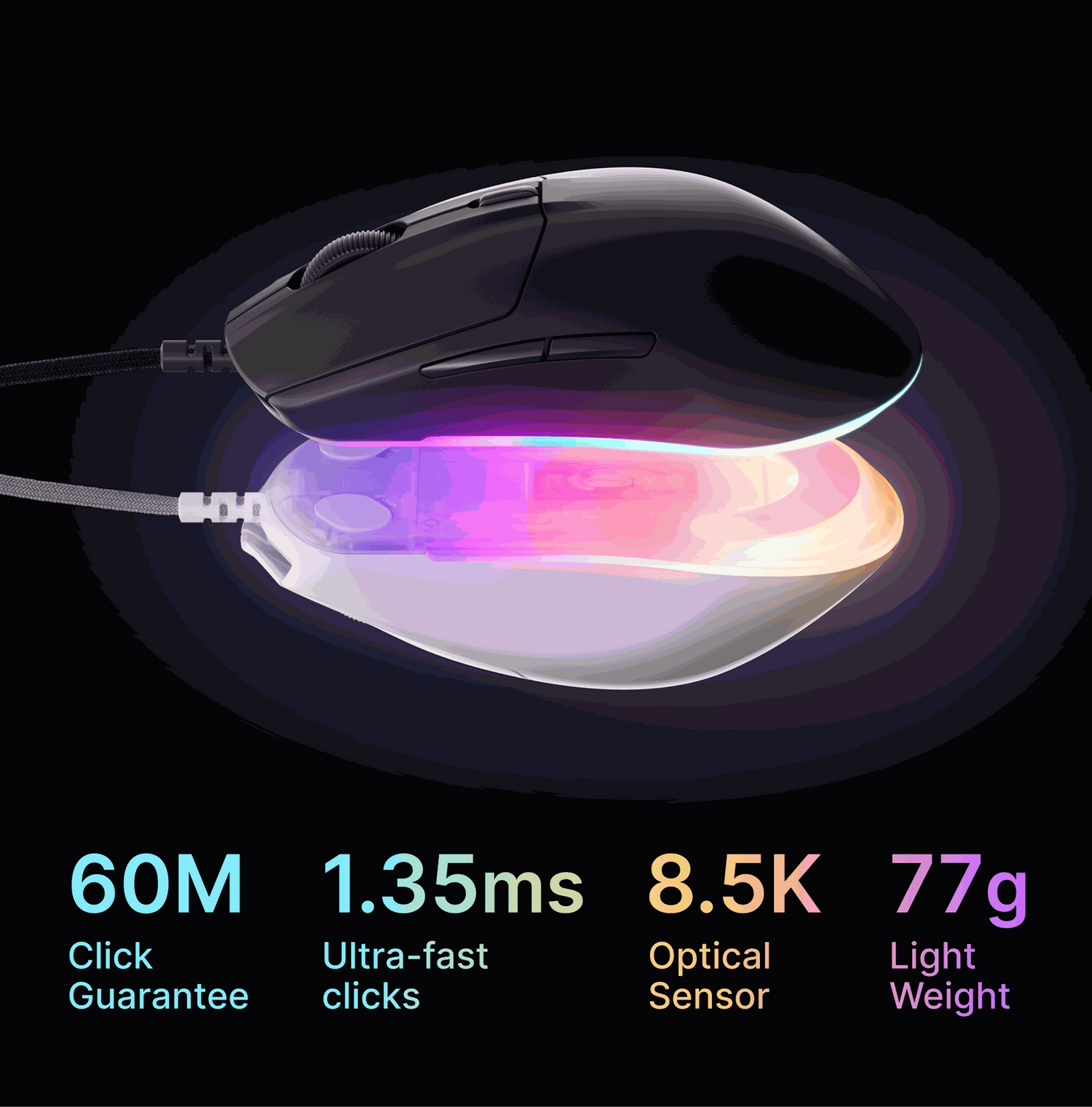 SteelSeries Rival 3 Gen 2 Gaming Mouse - Black 62515