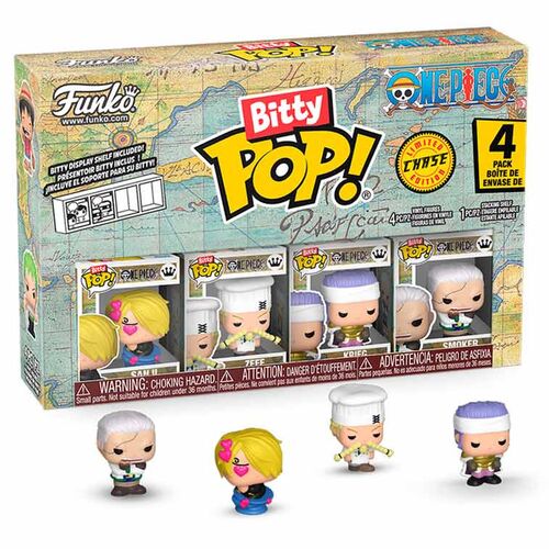Bitty Pop! Animation: One Piece - Sanji 4Pk