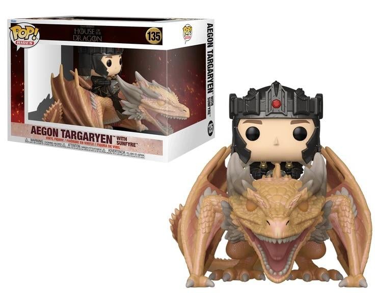 Pop Rides! Tv: House of the Dragon S4 - Aegon Targaryen w/Sunfyre