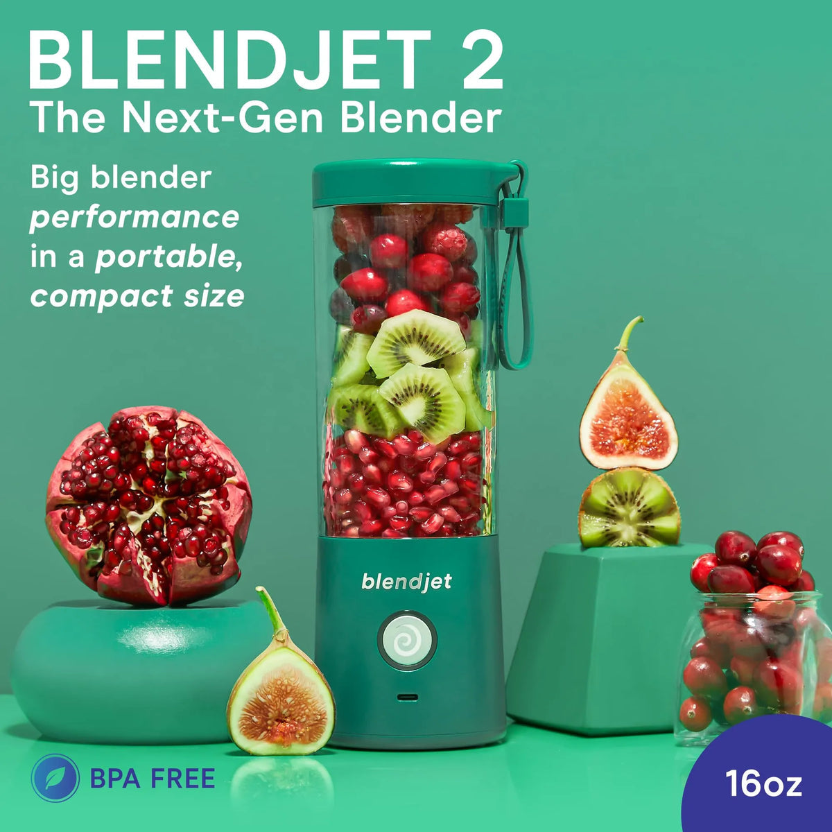 BlendJet V2 Portable Blender - Emerald