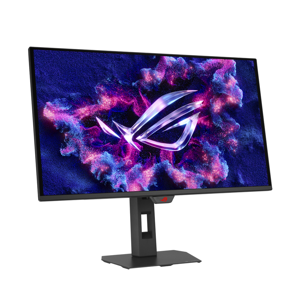 شاشة ألعاب اسوس روج ستريكس موديل XG27AQDMES مقاس 27 بوصة بدقة QHD (2560 × 1440)، ومعدل تحديث 240 هرتز، وزمن استجابة 0.03 مللي ثانية، ومنفذ HDMI 2.1، وتقنية QD OLED المسطحة - أسود
