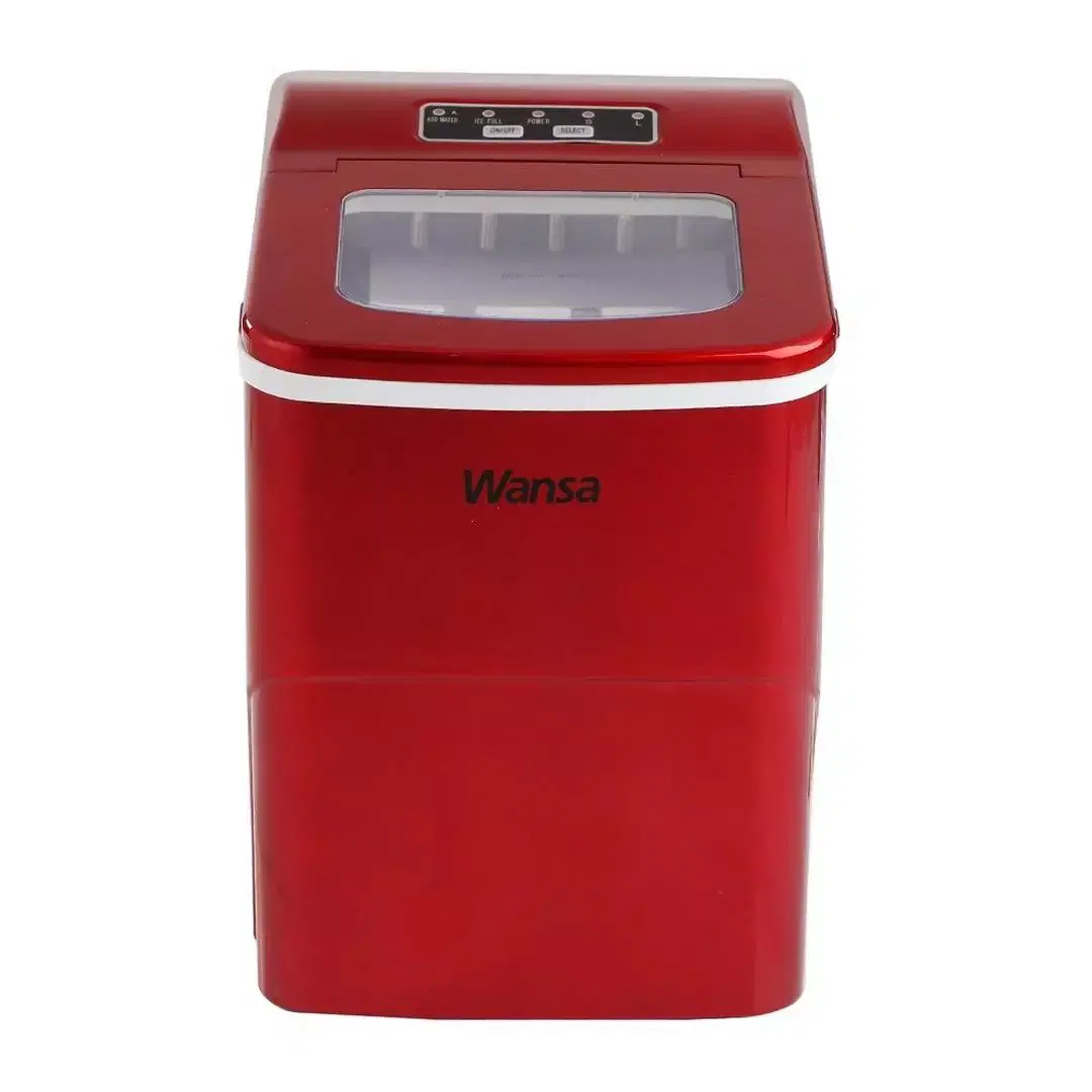 Wansa 12kg Ice Maker - HZB-12B - Red