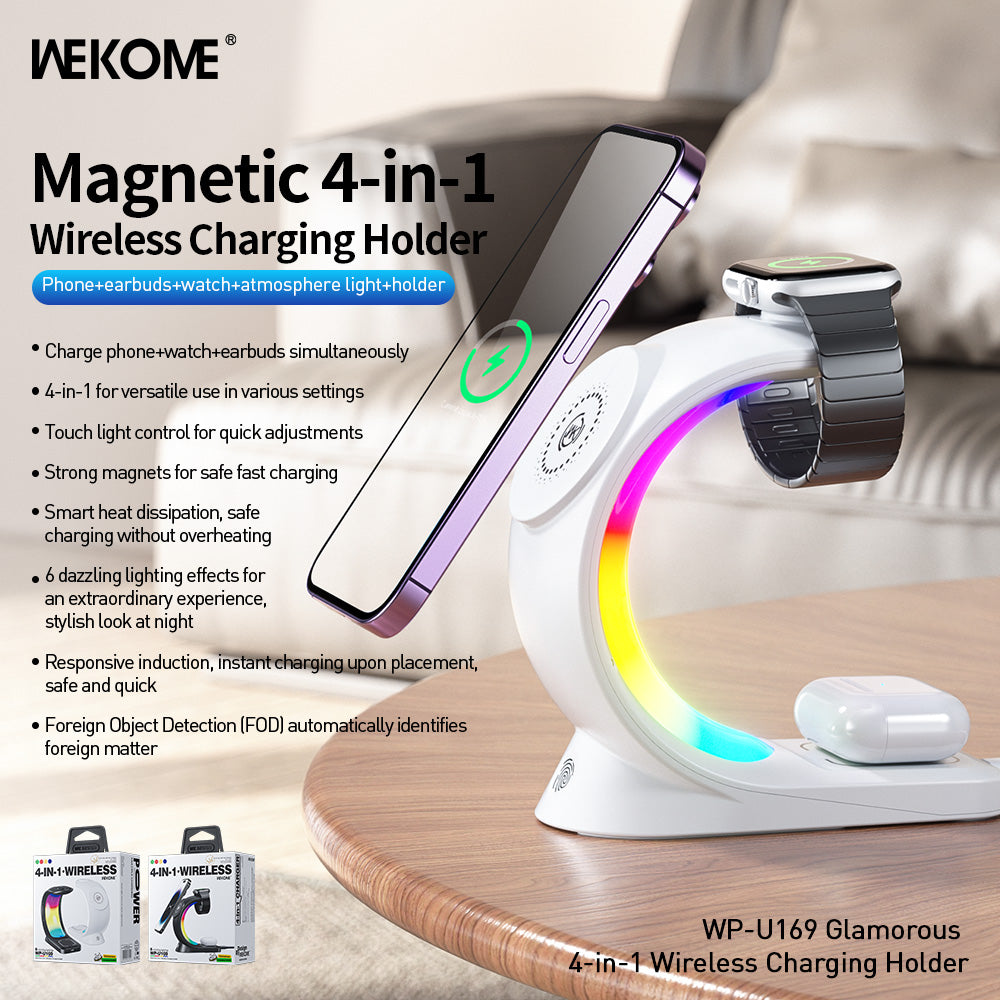 WEKOME WP-U169 Wireless Charging Holder - White