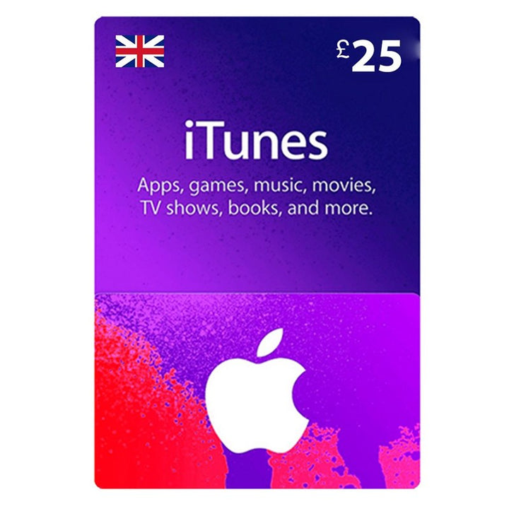 Apple iTunes Gift Card £25 - UK (SMS Delivery)
