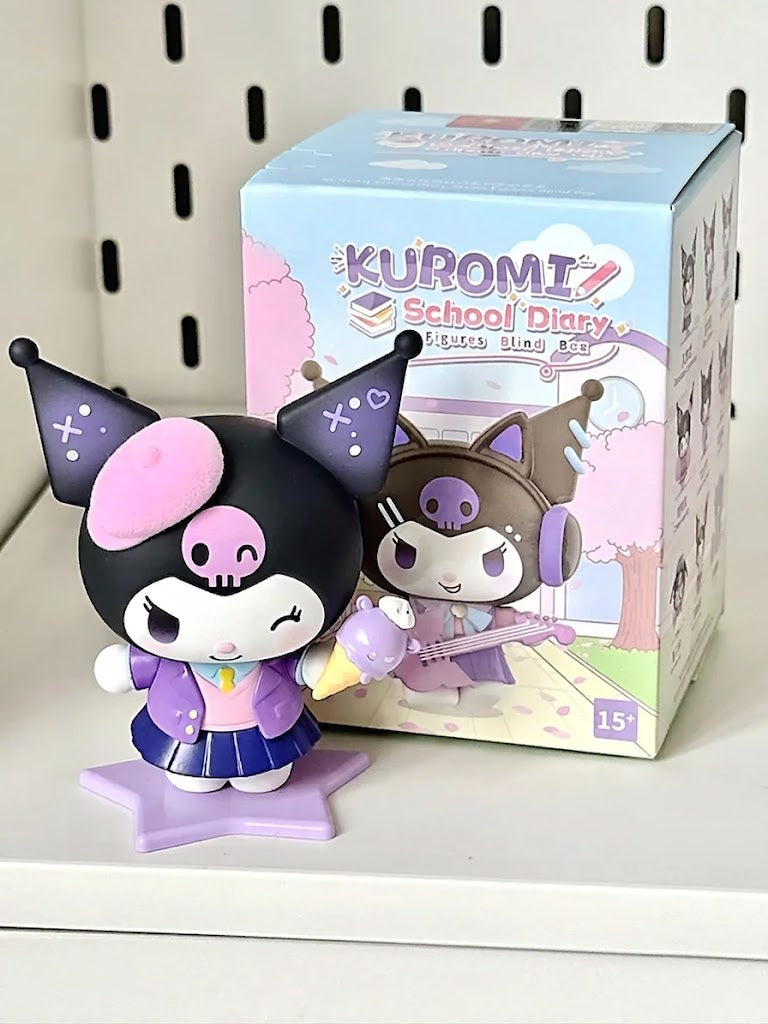 KUROMI School Diary Series Figures 7–10 cm (Blind Box) Selling Per Piece - 2303823010101