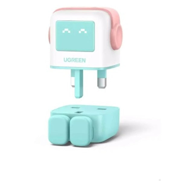 UGREEN Nexode 65W 3-Port GaN Fast Charger Pnk Ble UK35857 CD361-35857
