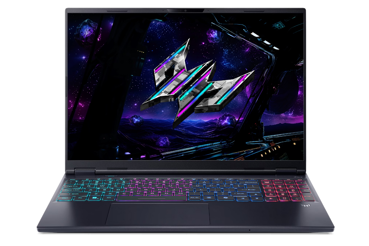 لاب توب Acer Predator Helios Neo 16S AI للألعاب – Core Ultra 9 275HX، كرت RTX 5060 بسعة 8GB، رام 16GB، تخزين 1TB SSD، شاشة 16 بوصة OLED بتردد 240Hz، نظام ويندوز 11 هوم – أسود Obsidian (PHN16S-71-91AW / NH.QZSAA.001)