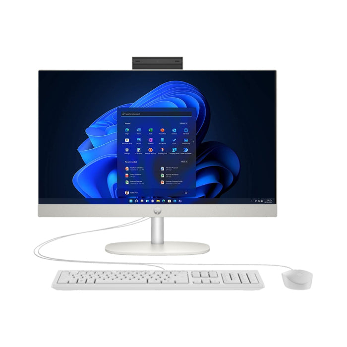 HP AIO 27-cr0012ne  i7-1355U / 8GB DDR4 Ram / 512GB SSD/ Non-Touch 27"FHD Antiglare IPS/ Integrated Intel Iris Xᵉ Graphics/ DOS / Shell White - HD Camera / 1YW