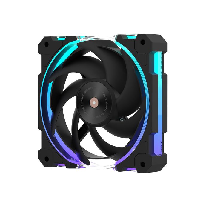 Alseye W12 Plus DC 12V High Air Pressure Case Fan with ARGB SYNC - Black