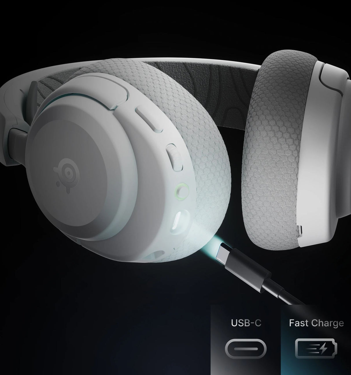 SteelSeries Arctis Nova 3P Wireless For PlayStation and other platforms - White 61687